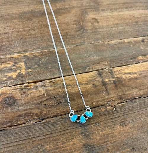 Three Stone Necklace