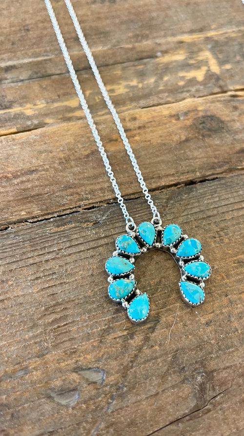 Horseshoe Turquoise Necklace