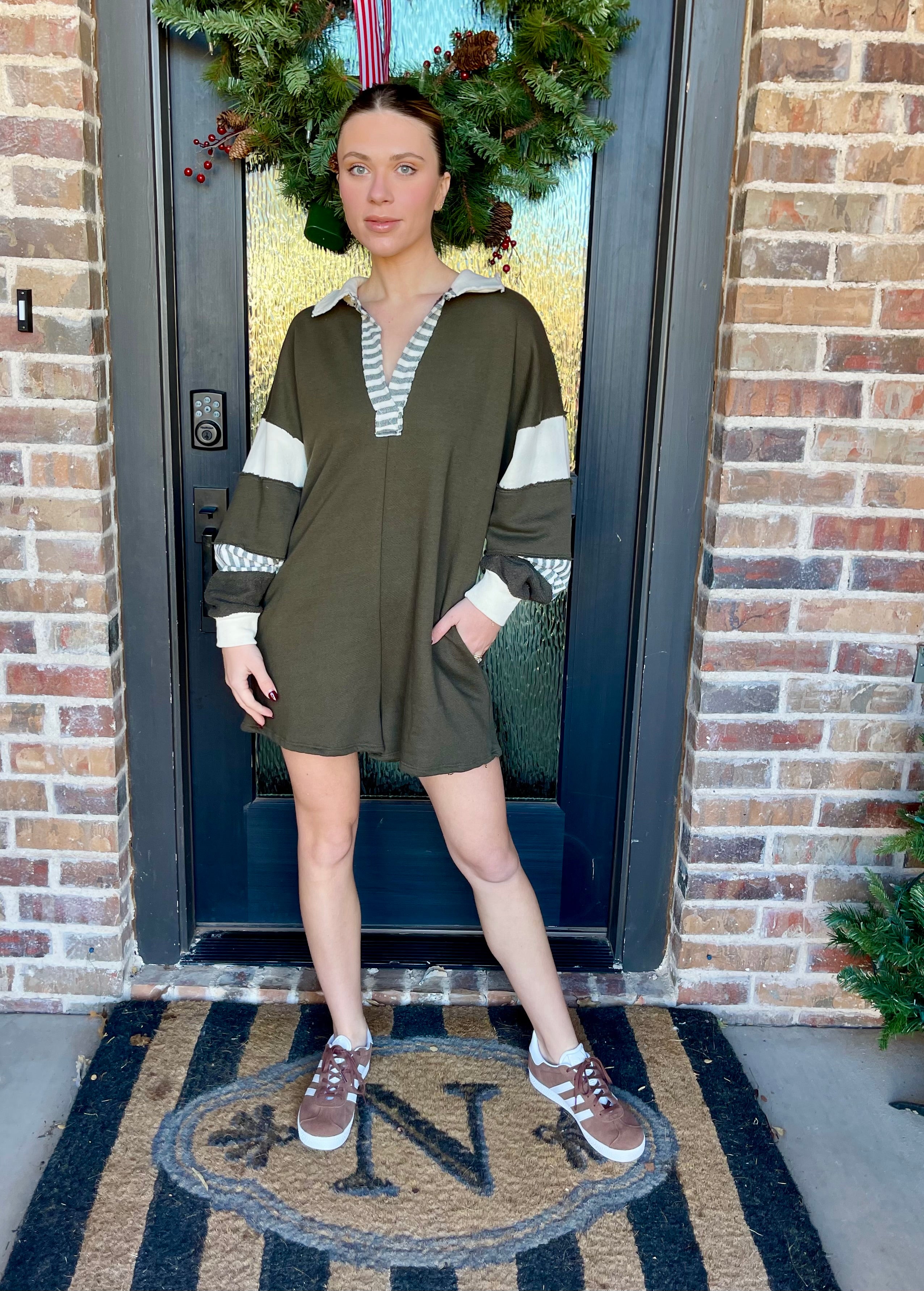 Color Block Romper