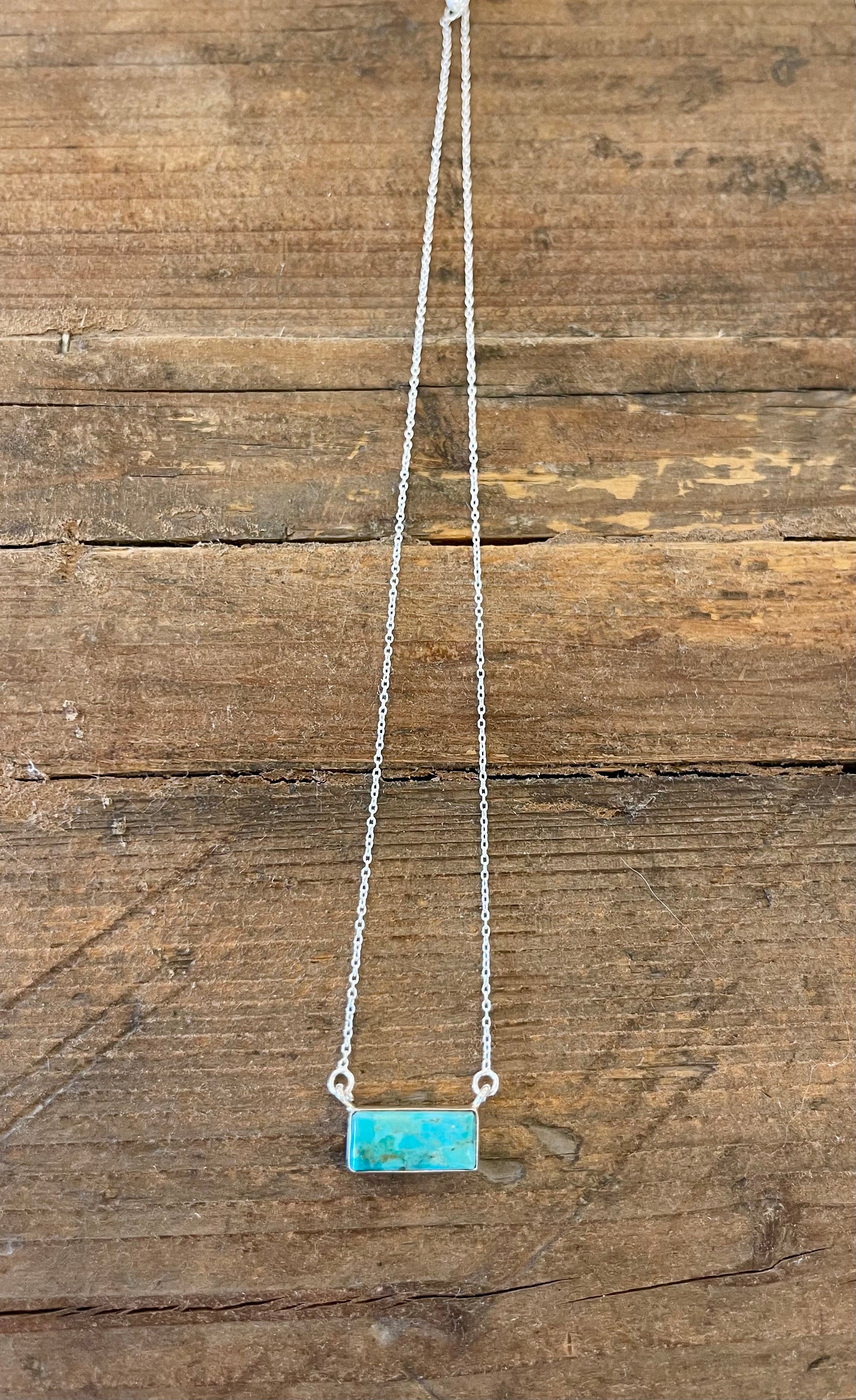 Bar Turquoise Necklace