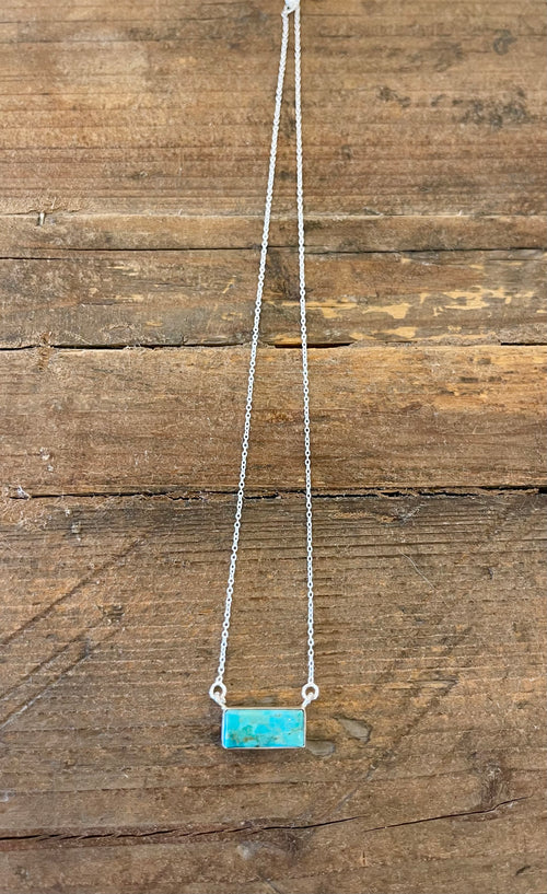 Bar Turquoise Necklace