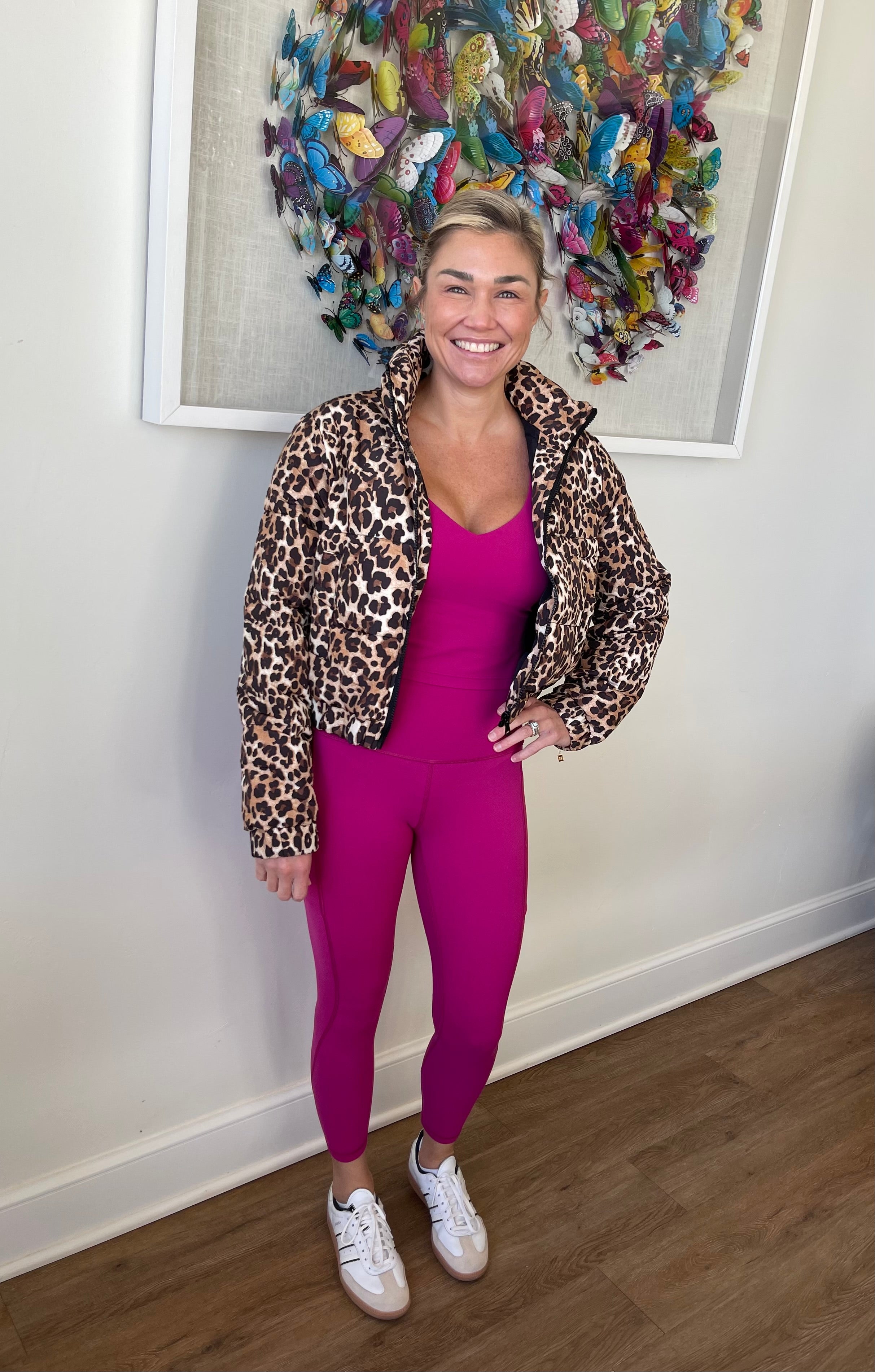 Leopard Bomber Jacket