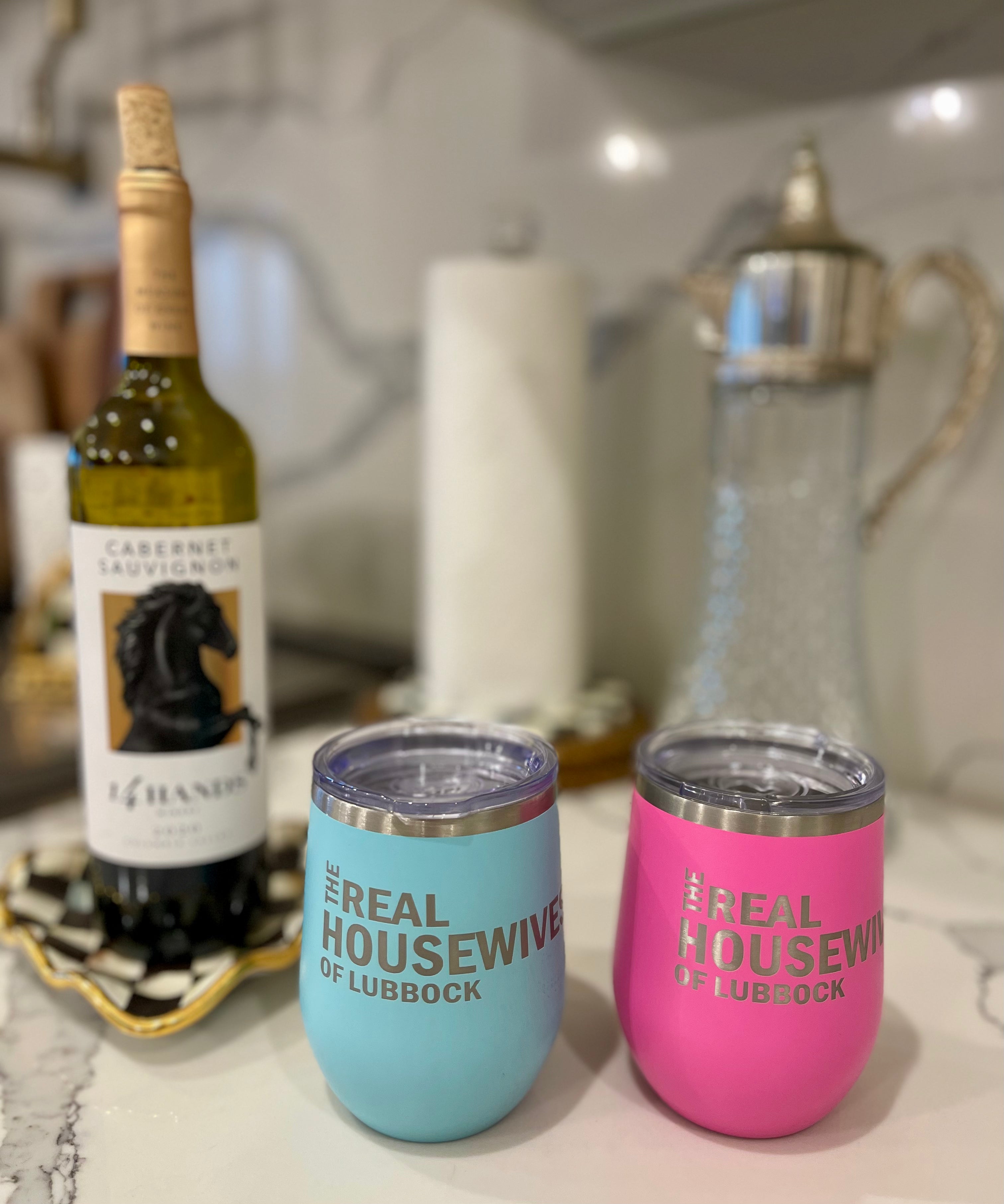 Lubbock Housewives Wine Tumbler