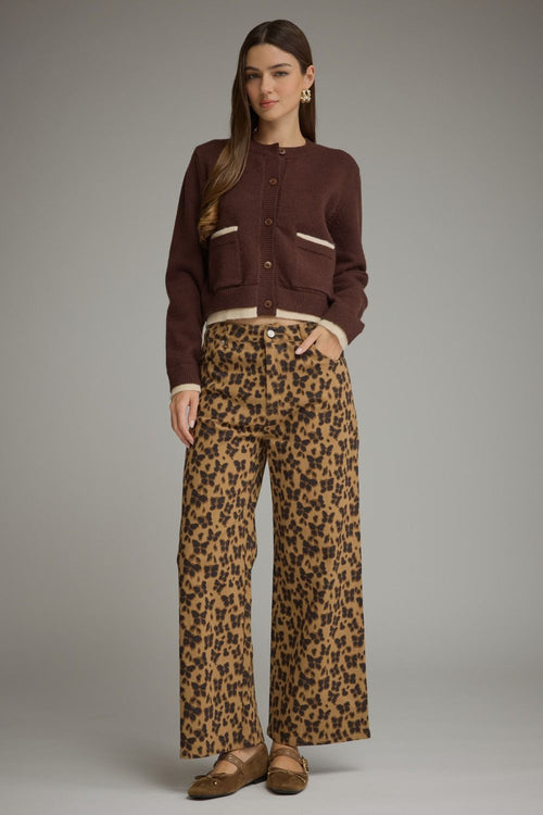 Animal Print Jeans