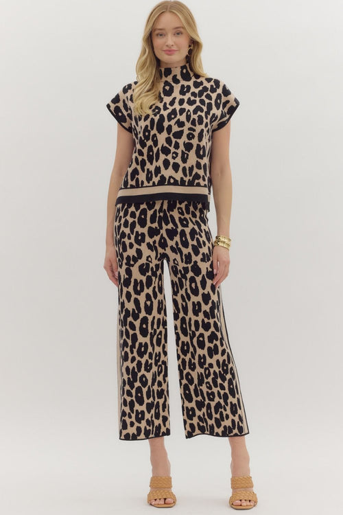 Leopard Pant Set