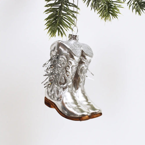 Boot Glass Ornament