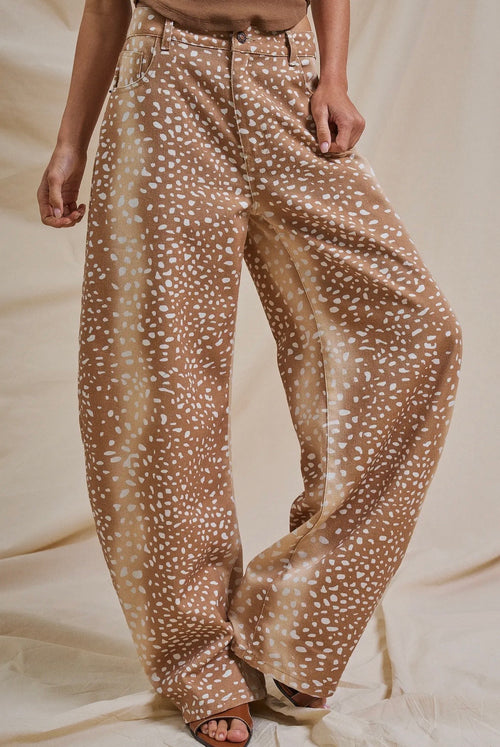Bambi Wide Leg Denim Pants