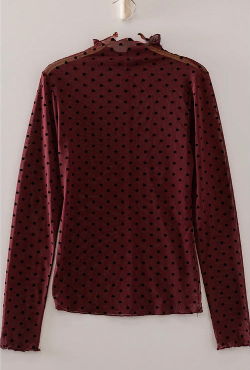 Polka Dot Sheer top