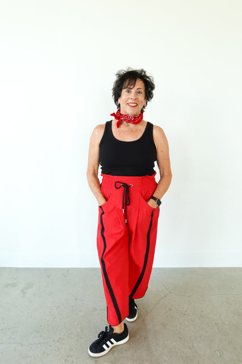 Windbreaker Striped Pants