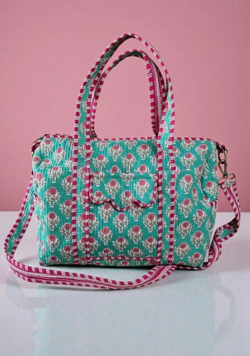 Floral Duffle Bag