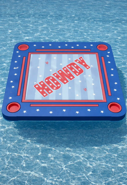 Floating Mahjong Tile Mat in Howdy