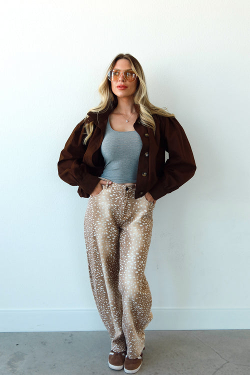 Bambi Wide Leg Denim Pants