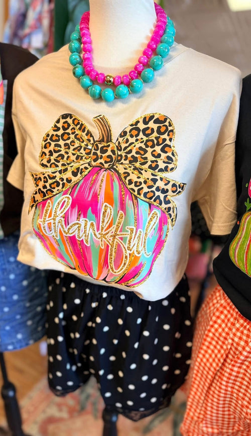Thankful Leopard Bow