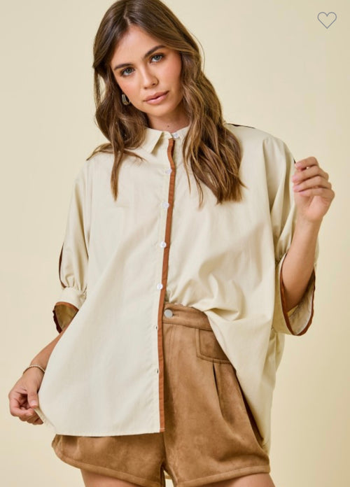 Megan Button Down