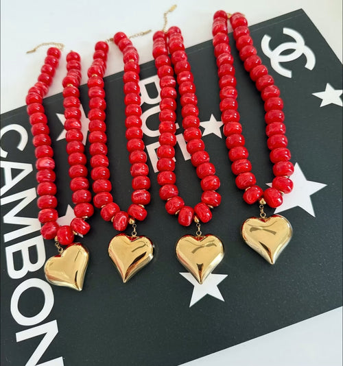 Red Heart Necklace