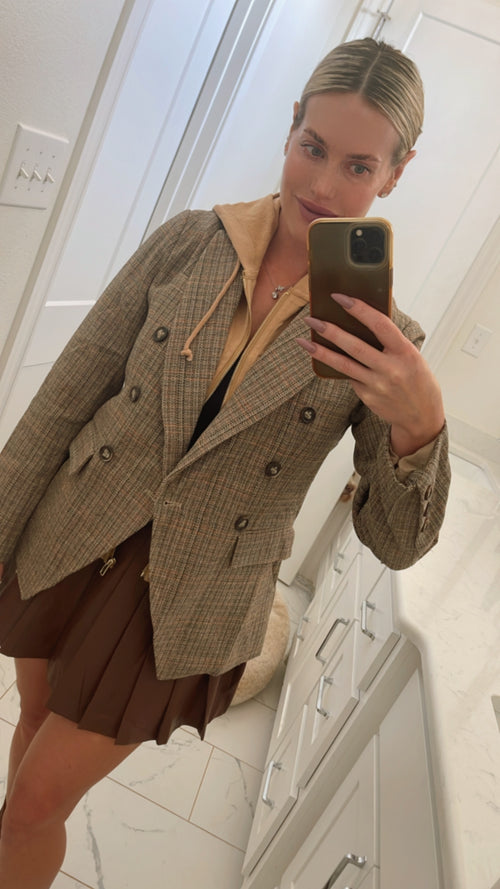 Ashely Hooded Blazer