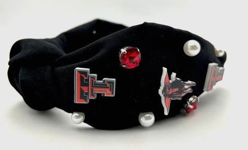 Black Texas Tech Headband