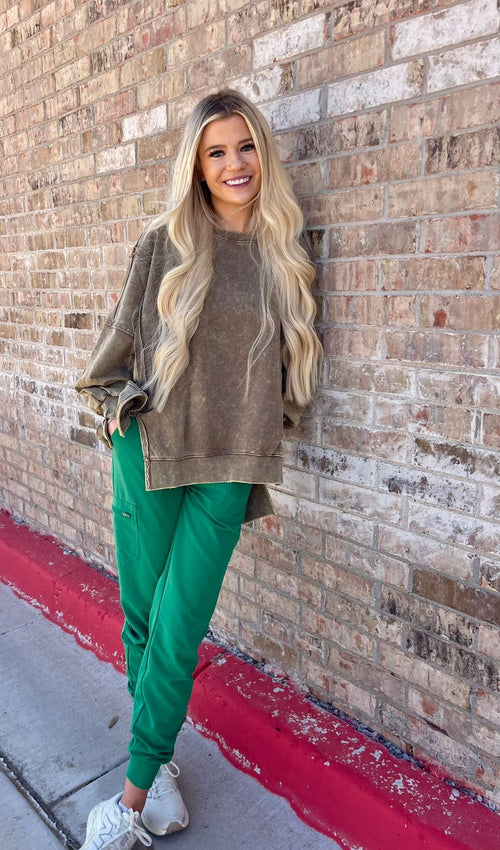 Acid Wash Sweatshirt