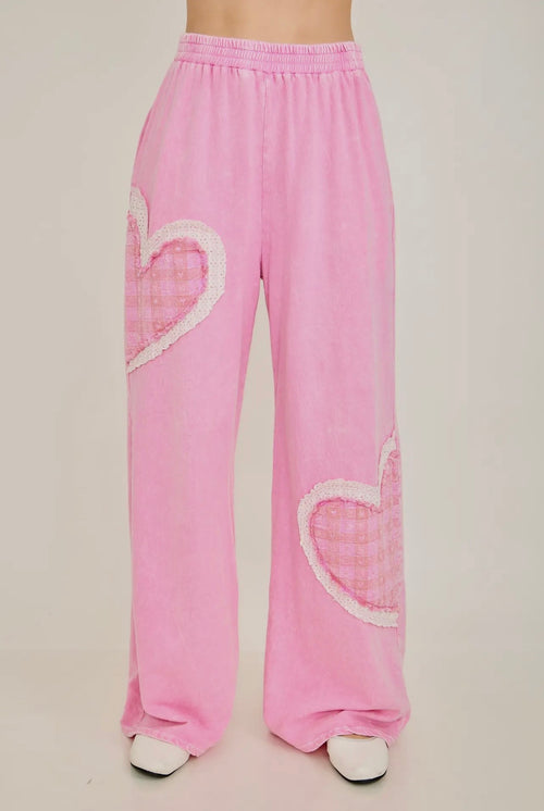 Heart Mineral Wash Pant