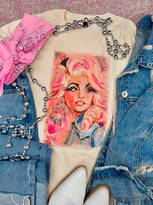 Dolly Tee (With Crystals)