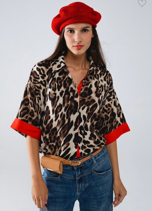 Summer Leopard Top