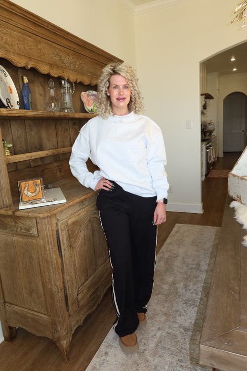 Black Soft Track Pant