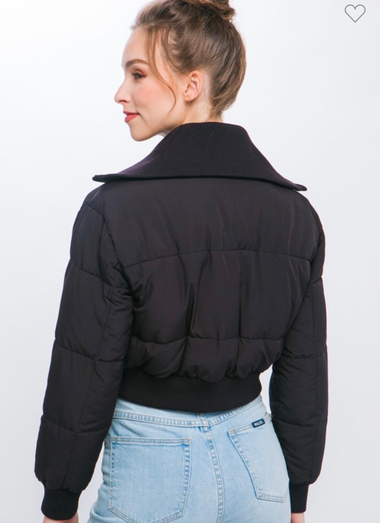New Cropped puffer Jacket