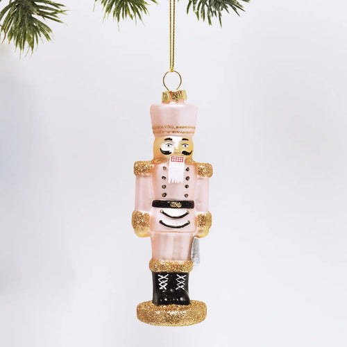 Nutcracker Glass Ornament