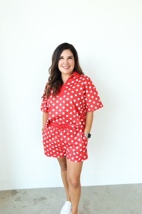 Polka Dot Short Set