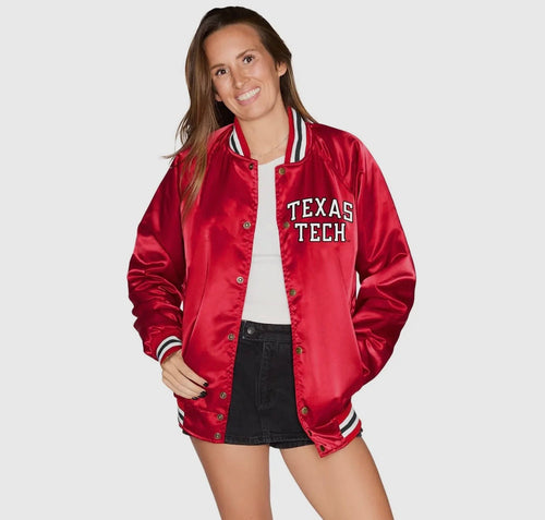 Texas Tech Satin Bomber jacket