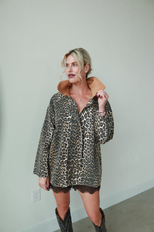 Leopard Barn Jacket