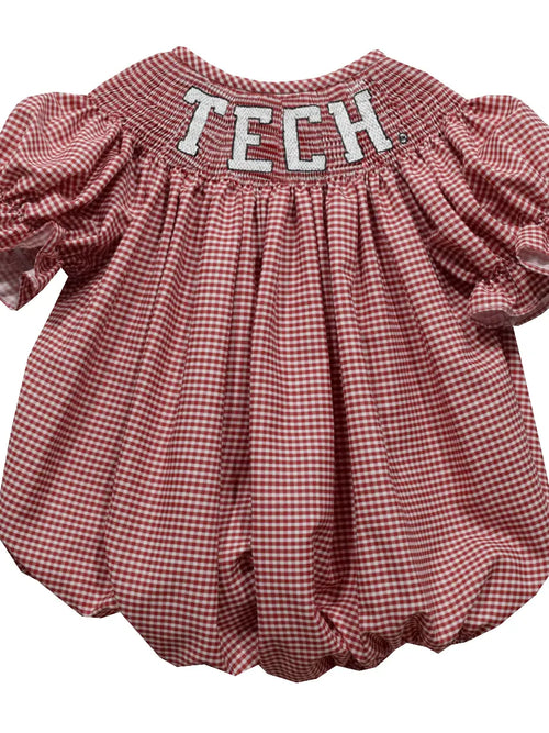 Texas Tech Red Raiders
Smocked Red Gingham Girls
Bubble